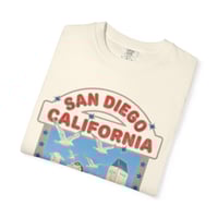 Image 6 of San Diego California Vintage Skyline T-Shirt — "America's Finest City" Beach Tee
