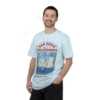 Image 13 of San Diego California Vintage Skyline T-Shirt — "America's Finest City" Beach Tee