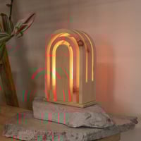 Image 3 of Lampada in Cirmolo "7 Ville"