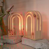 Image 4 of Lampada in Cirmolo "7 Ville"