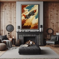 Image 4 of Stampa Fine Art G-91T  – stampa Art Déco vintage