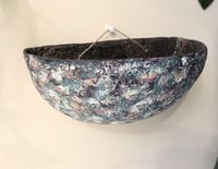Image 8 of Organic Sculptural Wall Pocket | Handmade Textured Paper Mache Decor