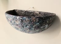 Image 12 of Organic Sculptural Wall Pocket | Handmade Textured Paper Mache Decor