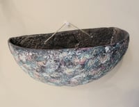 Image 16 of Organic Sculptural Wall Pocket | Handmade Textured Paper Mache Decor