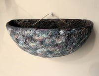 Image 14 of Organic Sculptural Wall Pocket | Handmade Textured Paper Mache Decor