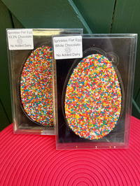 Easter - flat sprinkles egg