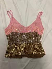 Image 2 of 00s ombre sequin cami top brand new with tags 