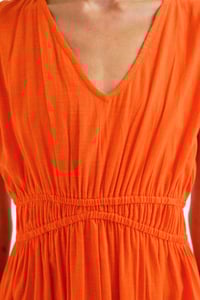 Image 4 of Vestido midi naranja de CF