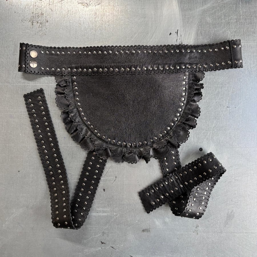 Image of STUDDED APRON PROTOTYPE