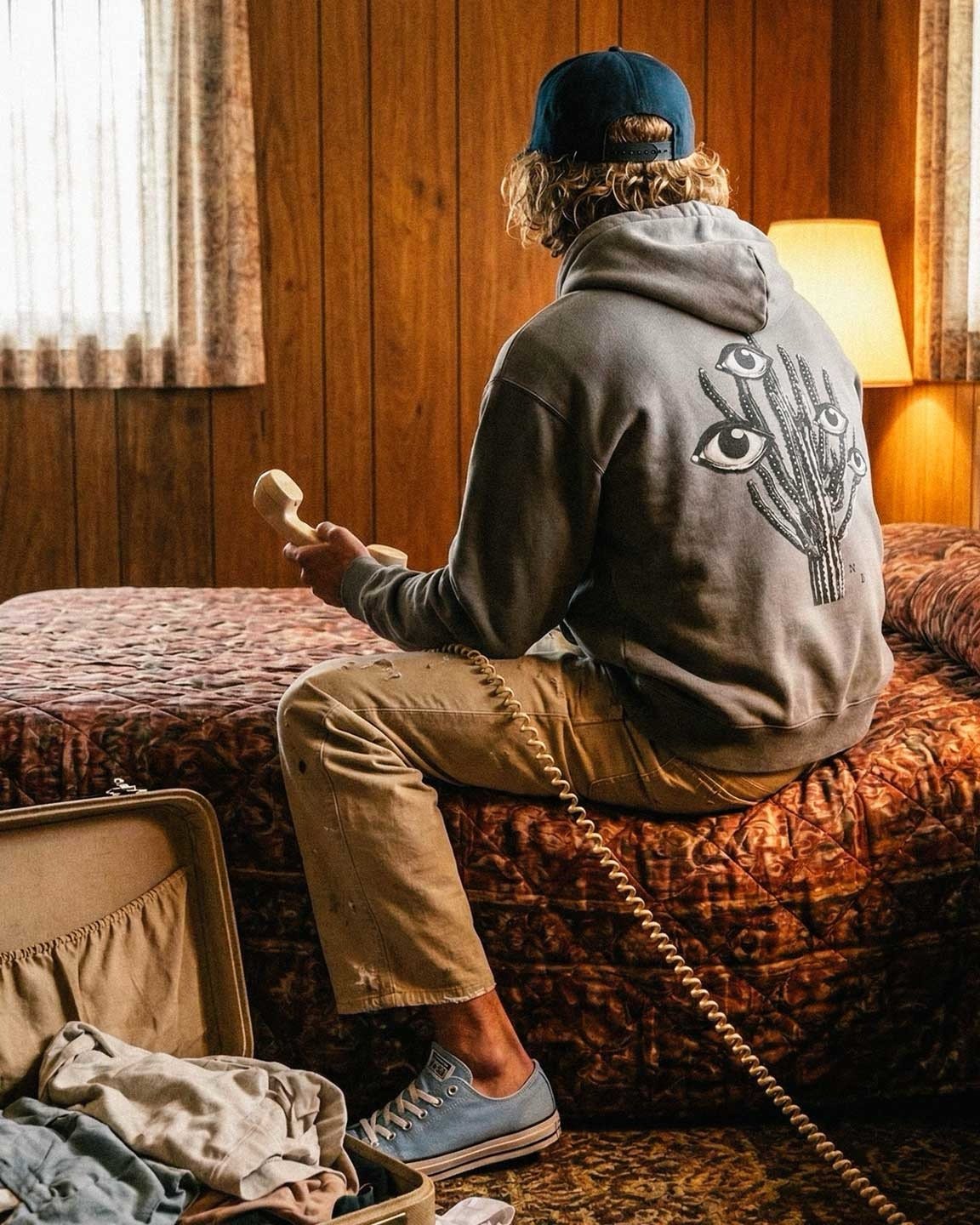 Image of NIKBEN DESERT TRIP HOODIE ASPHALT