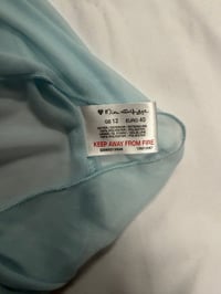 Image 4 of 00s baby blue hanky hem fairy cami with ribbon and sparkles