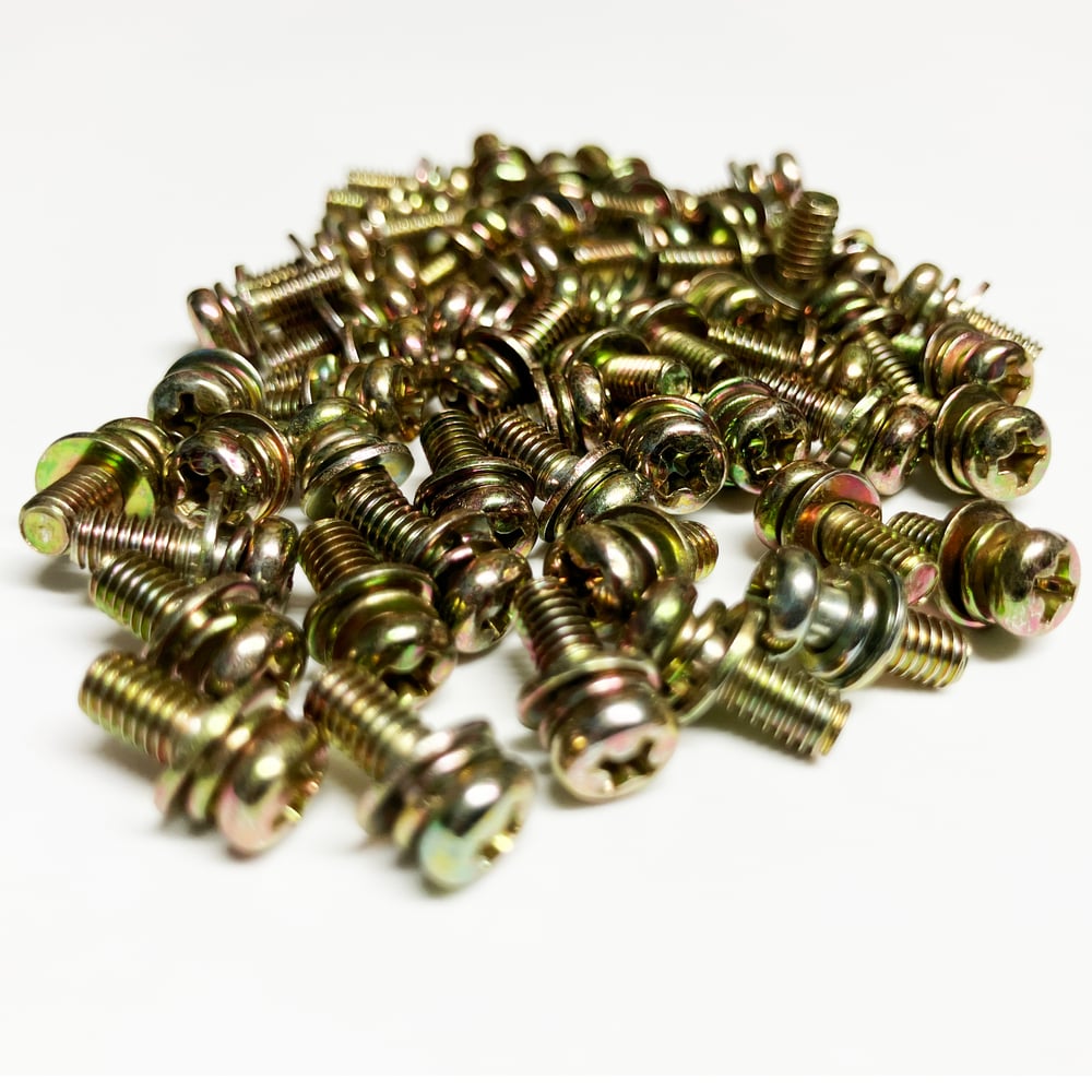 Image of Stick Mounting Screws with Split Lock Washers for Control Panels