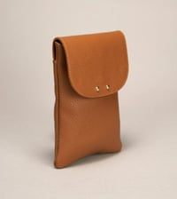 Image 2 of Leather Shoulder Bag – Camel