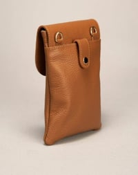 Image 3 of Leather Shoulder Bag – Camel