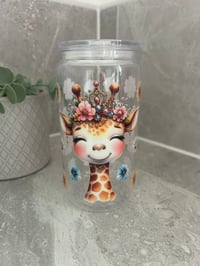 Image 1 of Giraffe 16oz Acrylic Tumbler