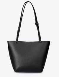 Image 2 of Leather Tote Bag – Black