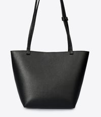 Image 1 of Leather Tote Bag – Black