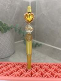Fancy Gold Heart Pen