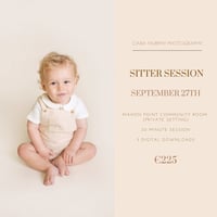 SEPTEMBER 27TH - SITTER SESSION