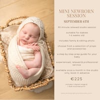 SEPTEMBER 6TH - MINI NEWBORN SESSION