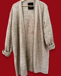 Image 2 of STATEMENT CARDIGAN  ⛧°IBIZA SCREENPRINT ⛧° OVERSIZED ⛧° UNISEX