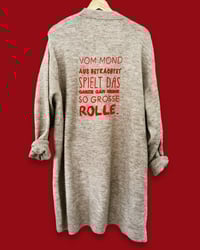 Image 3 of STATEMENT CARDIGAN  ⛧°IBIZA SCREENPRINT ⛧° OVERSIZED ⛧° UNISEX