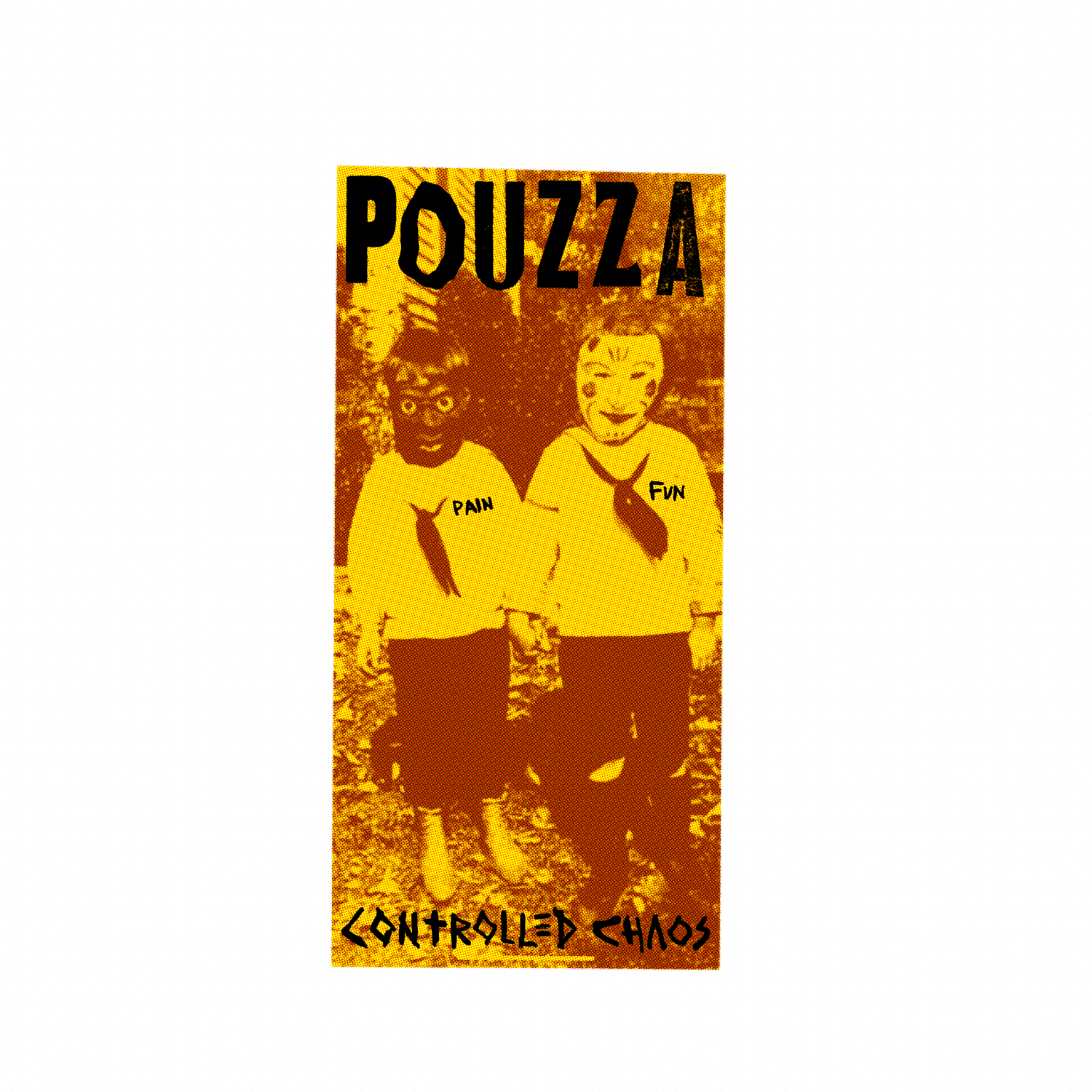 Image of Pouzza " Controlled Chaos" Sticker / Collant.