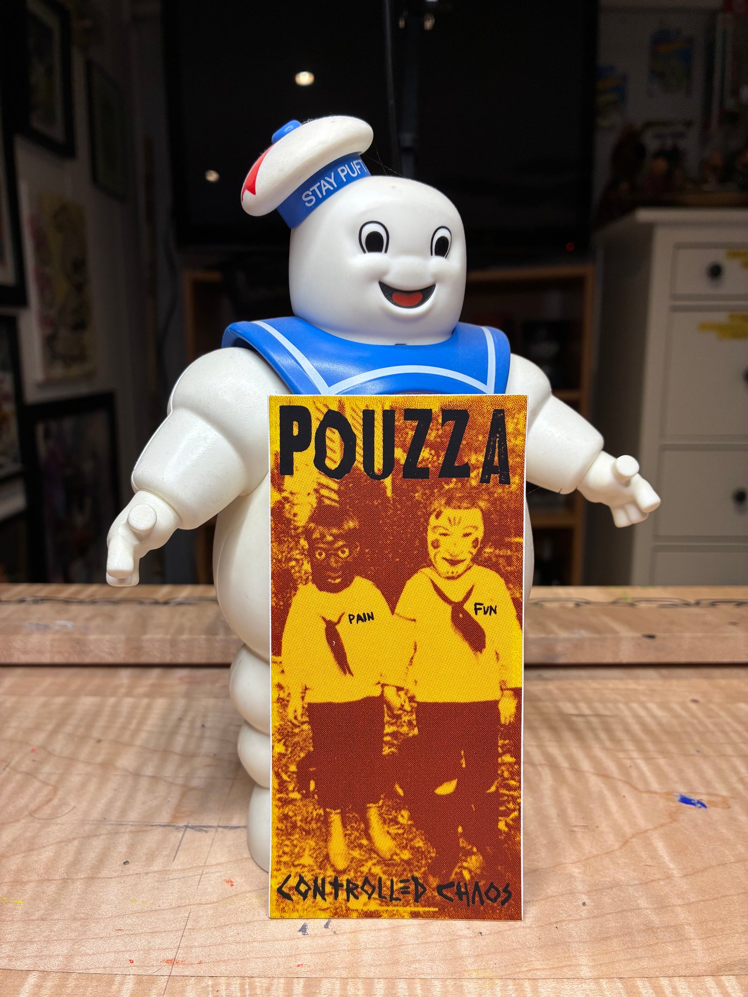 Image de Pouzza " Controlled Chaos" Sticker / Collant.