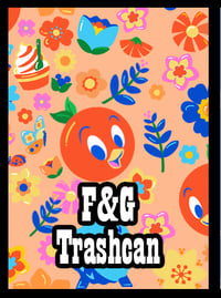 Image 2 of Flower & Garden Trashcan collection