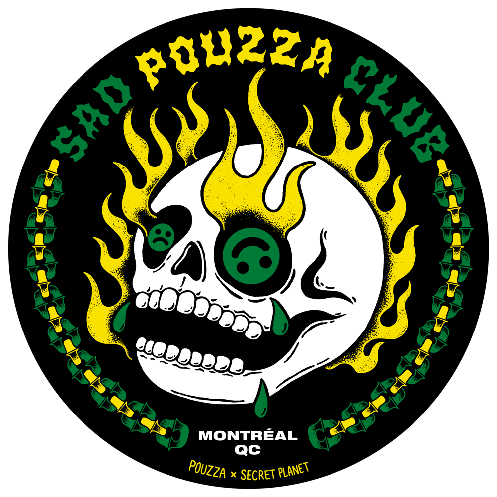 Image de "Sad Pouzza Club" Sticker / Autocollants