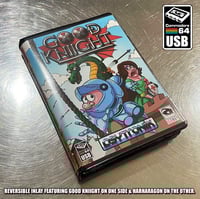 Image 1 of Good Kniight + Harharagon C64 USB tape [LIMITED EDITION]