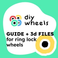 Image 1 of 👉 DIY Fingerboard ULTIMATE wheel making KIT - guide + files (ring lock edition)