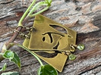 Image 8 of Earth Gardens brass earrings/ n3