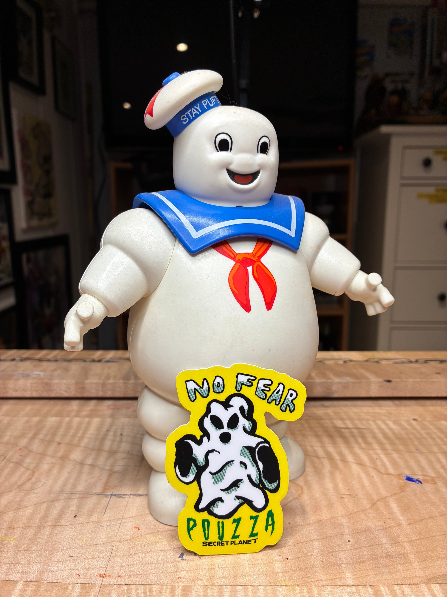 Image de " No Fear Fantôme " Sticker / Collant