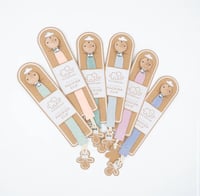 Image 1 of Playground Pacifier Dummy Clip Chain Multiple Colours