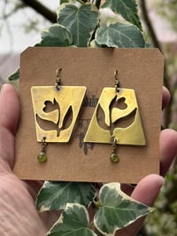 Image 23 of Earth Gardens brass earrings/ n3