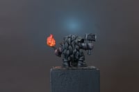 Image 3 of Dwarf Miniature: 28mm Resin Torchlight Model