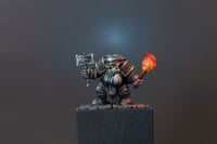 Image 1 of Dwarf Miniature: 28mm Resin Torchlight Model