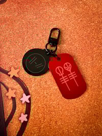 Image 1 of Tyler and Josh Metal Tag Keychain | Twenty One Pilots