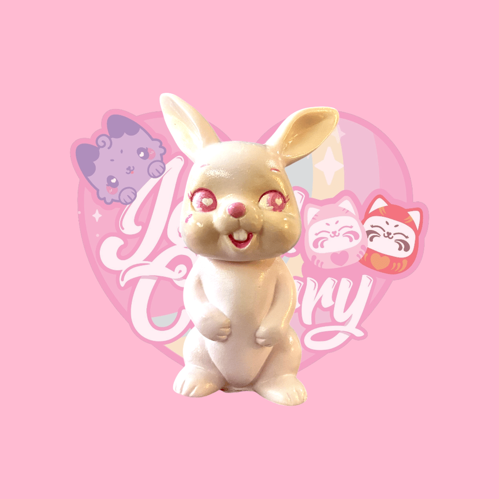 Image of Vintage Bunny pink heart