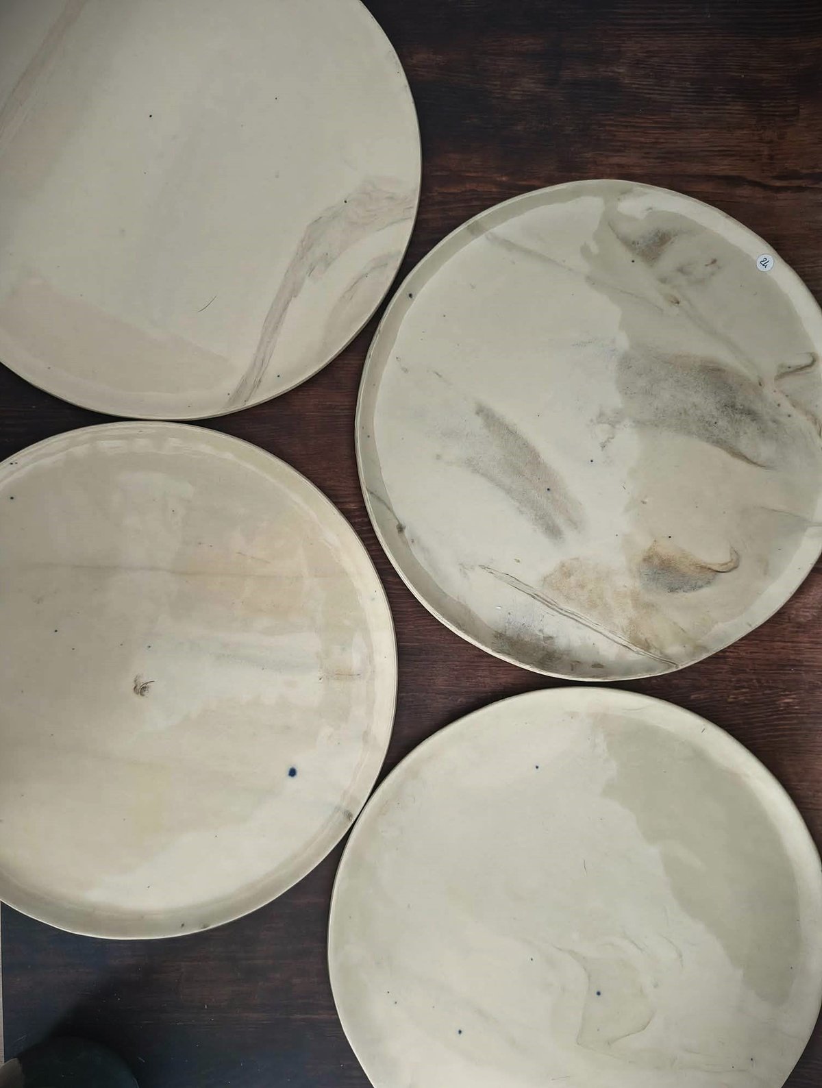 Image of Assiette marbrée