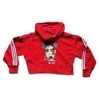 Image 1 of Hoodie crop Adidas - Macaron