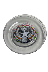 Image 3 of CNMI Seal Glass Dinner Plate Set – 4 Piece (10.6”)