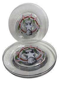 Image 4 of CNMI Seal Glass Dinner Plate Set – 4 Piece (10.6”)