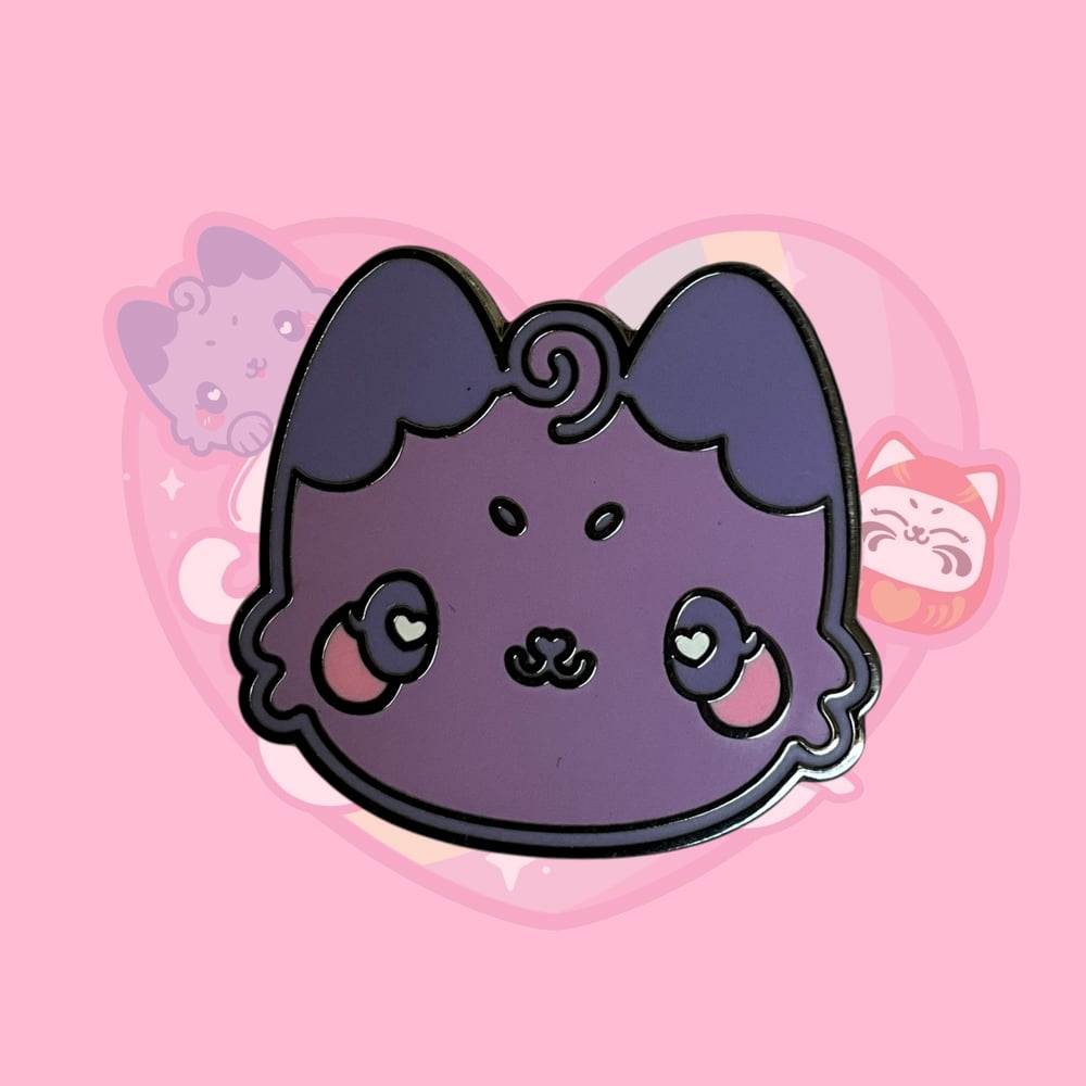 Image of Chubby Cat, Tito the Axolot & Sakura enamel pins