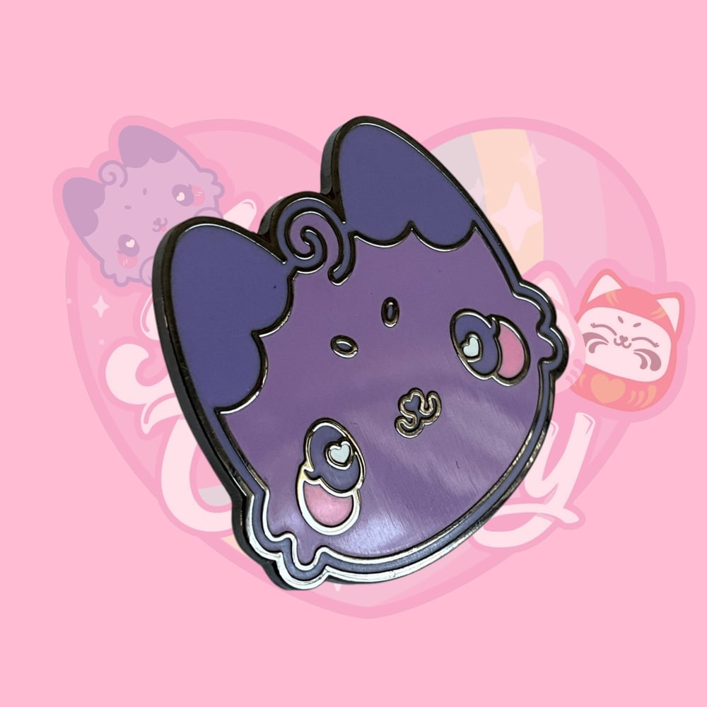 Image of Chubby Cat, Tito the Axolot & Sakura enamel pins