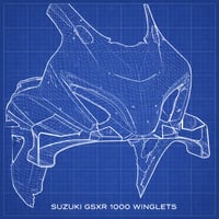 2017+ GSX-R1000 Winglets