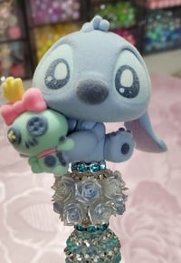 Image 1 of Blue Cute Extended Rhinestone Pen (348)