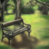 Image 1 of Waiting in the Park Painting