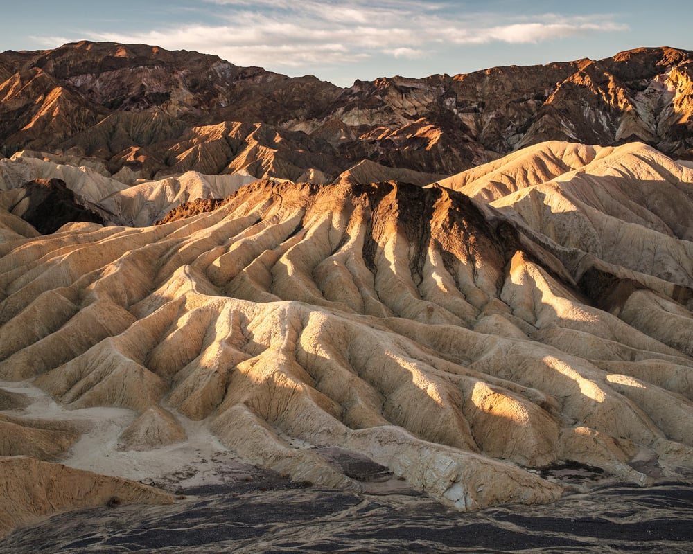 Image of Zabriske point sunrise
